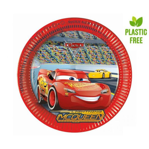 Picture of CARS 3 PAPER PLATES 23CM - 8 PACK